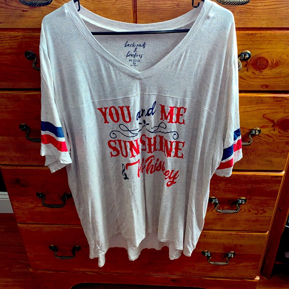 Cream T-Shirt Size 3X